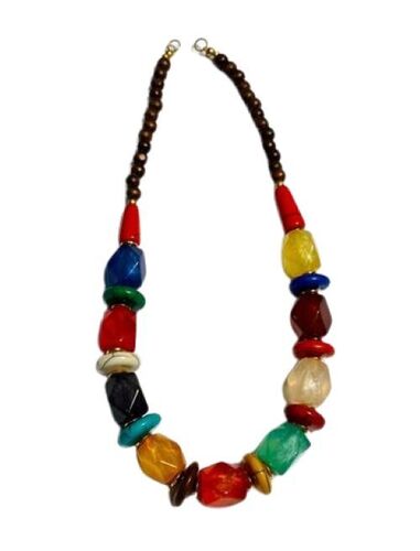 Multi Diamond Beads Necklace 