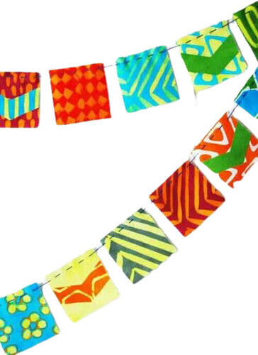 Color Fly with mini Fabric Flags 