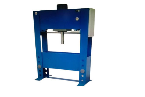 H Frame Hydraulic Press - Electric, Rust Free, Corrosion Resistant | Industrial Grade Metal, Blue Finish, New Condition