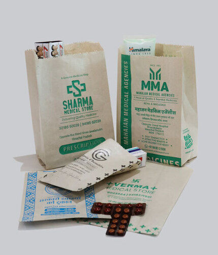 Eco Friendly Light Weight Medicine Paper Pouch