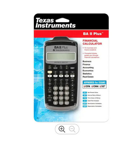 BA II Plus Financials Calculators Black Scientific Calculator