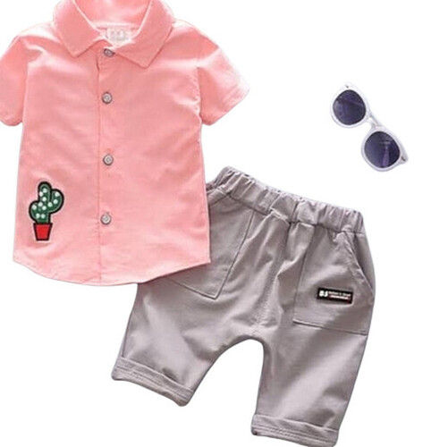 Buy Baby Girl Clothes Outfits Short Sets 2 Pieces with T-Shirt + Short Pants  (Red, 3-4 T) at Amazon.in