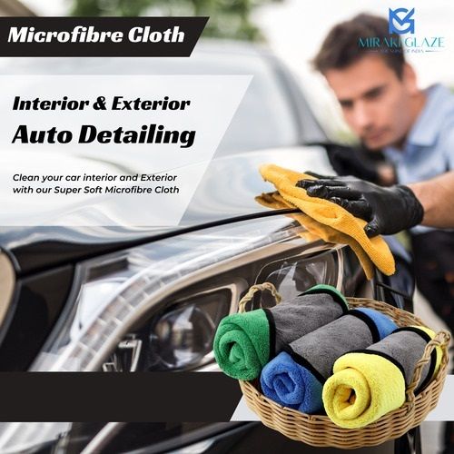 Microfiber Cloths For Automotive Interior And Exterior Cleaning at Best  Price in Purnia