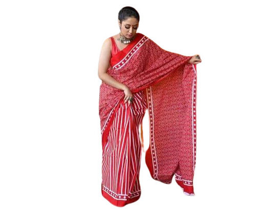 Skin Friendliness Ladies Batik Saree