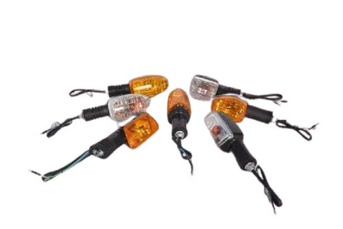 White And Orange Bike Indicators