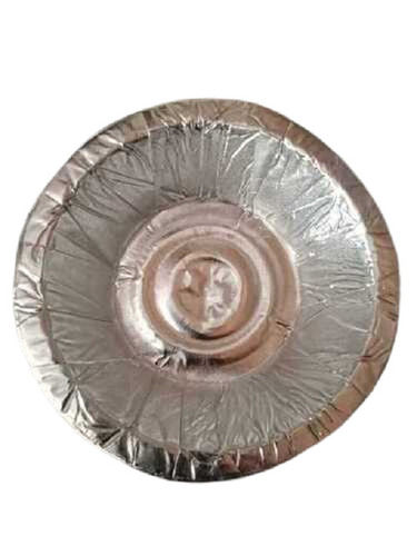 Heat and Cold Resistant Round Shape Silver-Coated Plain Disposable Dona