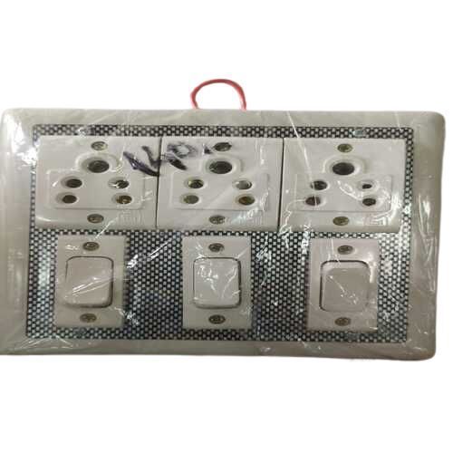 3 Battan 3 Socket Electric Board With Wiring