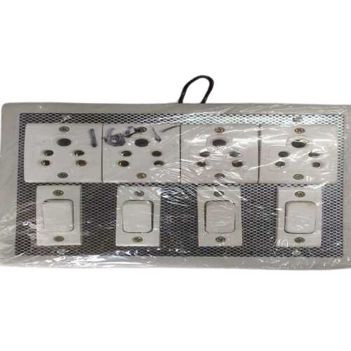 4 Battan 4 Socket Electric Board With Wiring