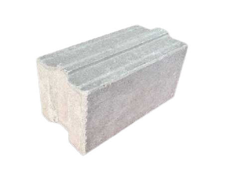 Interlocking Bricks - Standard Rectangular, Gray Color, High Strength and Fire-retardant, Weather and Wind-resistant, Portable Design