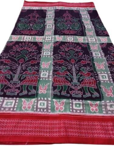 Unique Design Sambalpuri Printed Saree