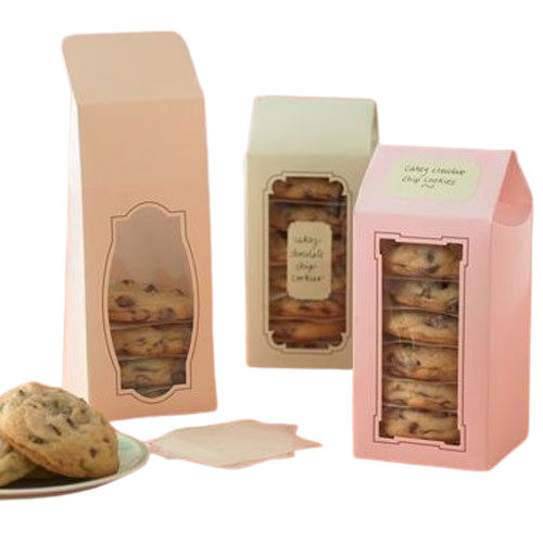 100 Percent Recyclable Eco-Friendly Rectangular Plain Cardboard Cookies Packaging Box