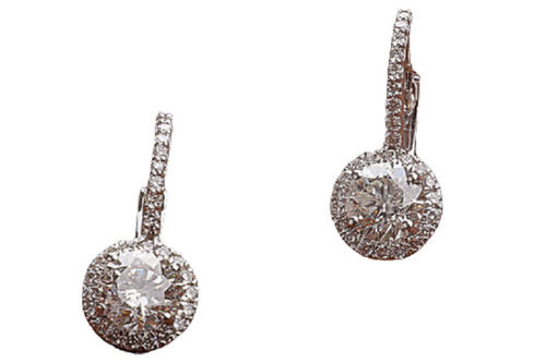 Party Wear Trendy And Unique Lightweight Skin-Friendly Designer Diamond Earrings for Ladies