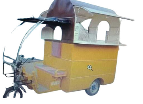 Closed Body Heavy-duty 25kmph Speed Four Wheeler Electric Food Van