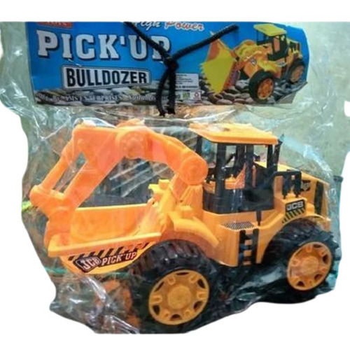 Manually Operated Lightweight Crack Resistant Plastic Kids Bulldozer Toy for Playing