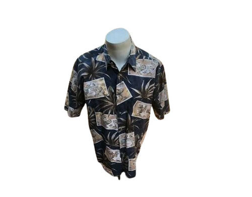 Mens Hawaiian Printed Shirt