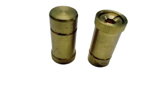 Hexagon Head Wooden Screw - Brass Material, Polished Finish, Golden Color | Corrosion-resistant, Durable Design For Secure Fastening