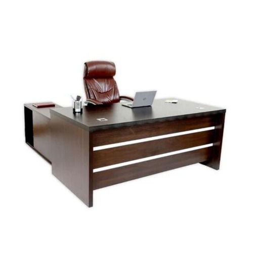 L Shape Wooden Office Table