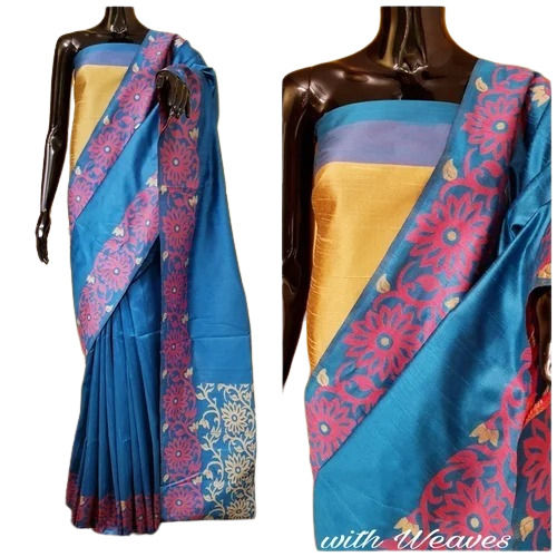 Casual Wear Shrink Resistant Breathable Printed Traditional Designer Ladies Sarees