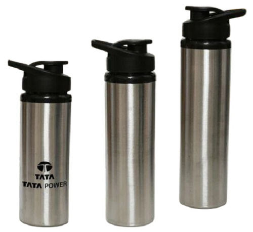 Lightweight Reusable Leak Resistant Stainless Steel Drinking Water Bottle with Screw Cap