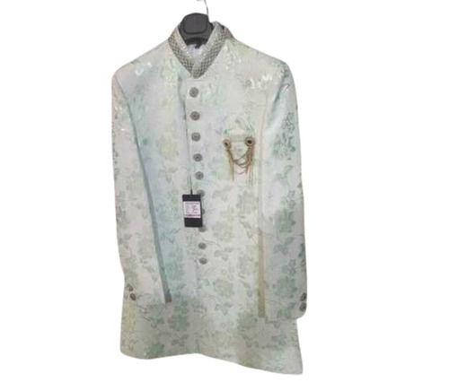 Mens Full Sleeves Embroidered Wedding Sherwani