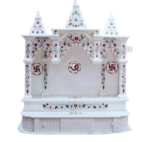 Long Lasting Multicolor Marble Home Temple