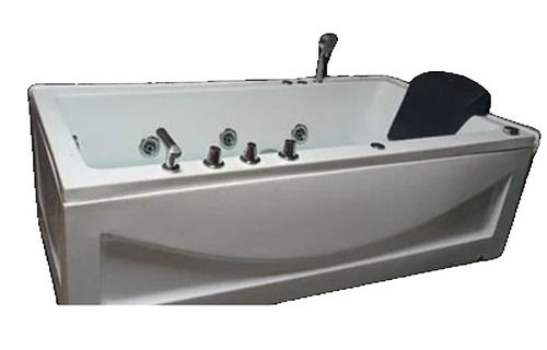 Floor Mounted Leak and Creak Resistant One Piece Rectangular Spa Bathtub