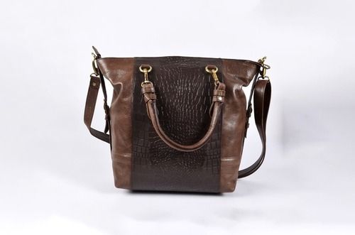 Two Tone Leather Handbag