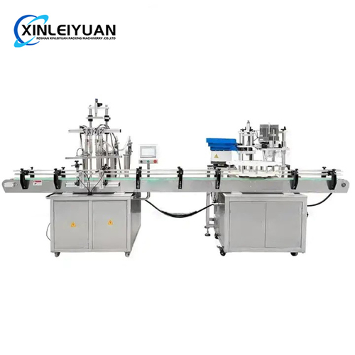 Automatic Nail Polish Filling Capping Packing Machine