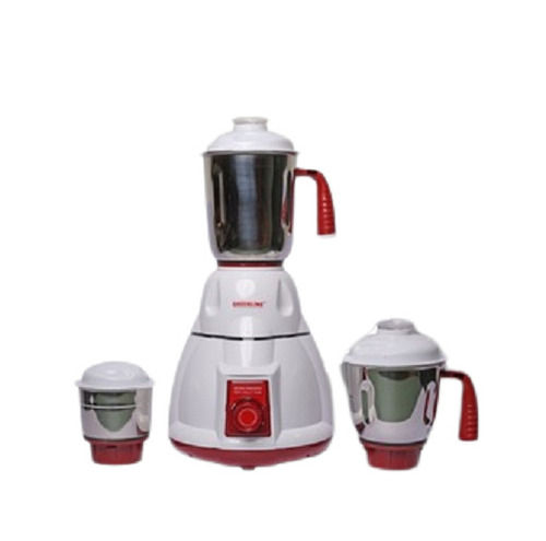 Mixer Grinder - Plastic, Stainless Steel | High-Efficiency, Portable, Semi-Automatic, Easy to Operate, Lightweight, Low Energy Consumption, 3 Jars, High Speed, Table Mounted