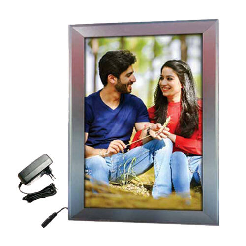 Square Shape Wall Mount Decorative Led Photo Frame