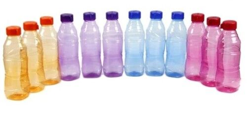 Multi Color Round Shape Plastic Water Bottles