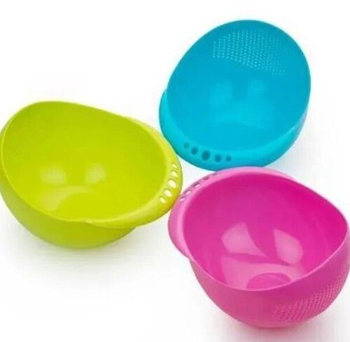 Round Plastic Rice Washing Bowl