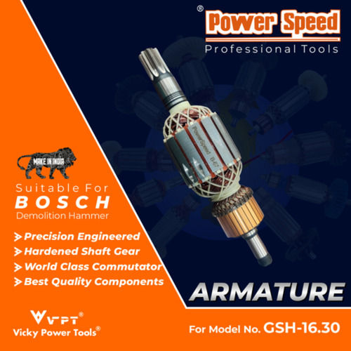 Power Speed Armature For Bosch Gsh-16 30