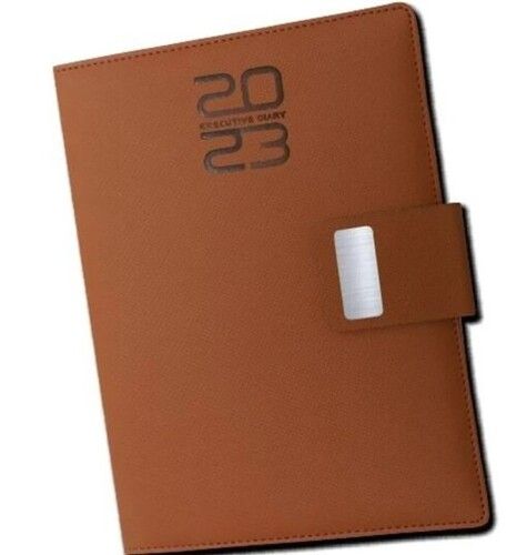 Brown Color Promotional Leather Office Diary