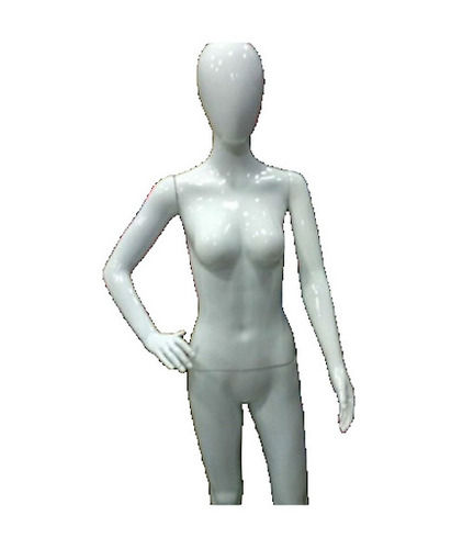 Standing Posture Full Body Plastic Female Mannequins For Display Clothes 