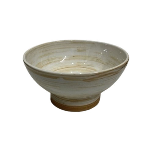 Hand Painted Ceramic Round Bowl
