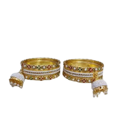 Ladies Two Piece Gold Bangles