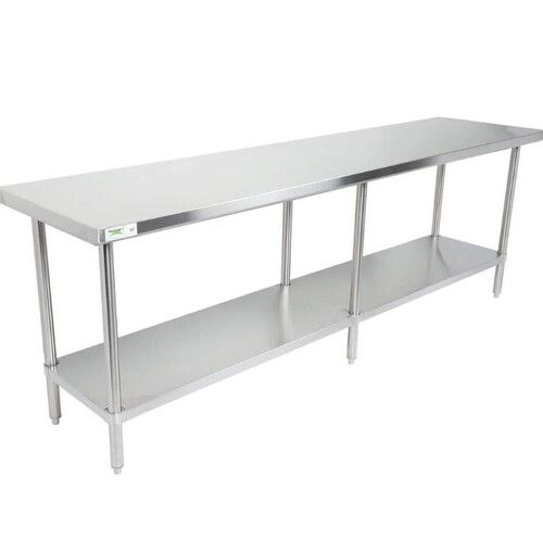 Polished Square Stainless Steel Table For Restaurants