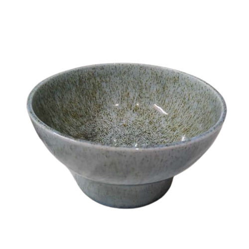 Pro Reactive Multi Glazed Ceramic Round Bowl