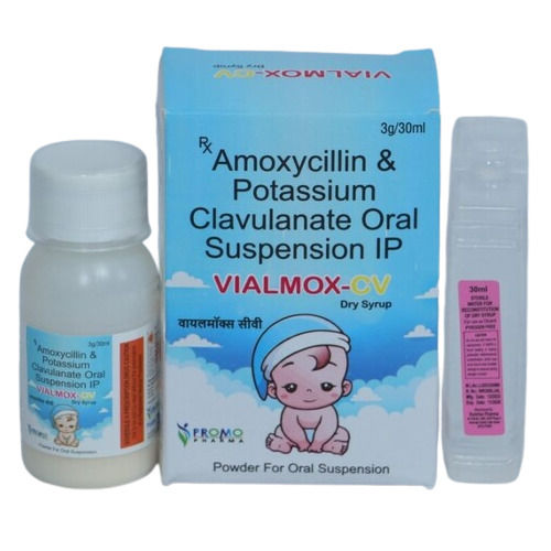 VIALMOX-OV Dry Syrup Amoxycillin & Potassium Clavuranate Oral Suspension IP 3g/30ml