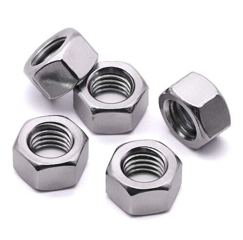 Silver Color Steel Nut Fasteners For Industrail