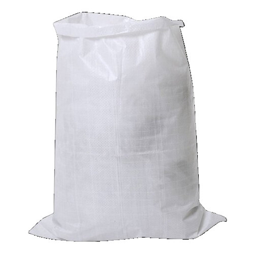 HDPE Bags - Large Capacity, Single Compartment, Moisture Proof Design, Plain White Color, Reusable for Carrying Goods, Customizable Size and Weight