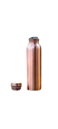 Copper Water Bottle - Premium Grade, Round Shape, Brass Color | UV Resistant, Water Resistant, Corrosion Resistant, Recyclable, Moisture Proof, Acid Resistant, Packaged in Carton