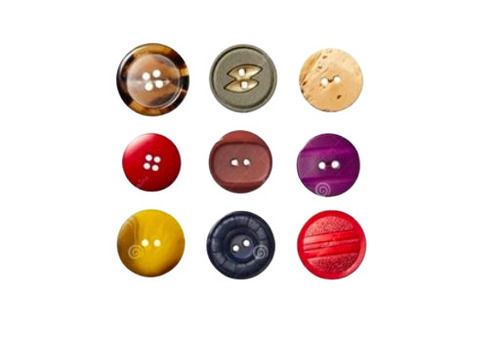 Crack Proof Round Shirt Buttons