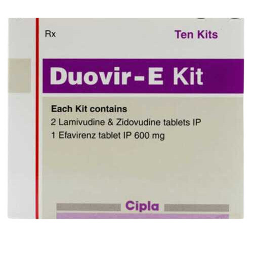 Duovir E Kit Tablet (Lamivudine + Zidovudine + Efavirenz) - Storage Instructions: Cool And Dry Place