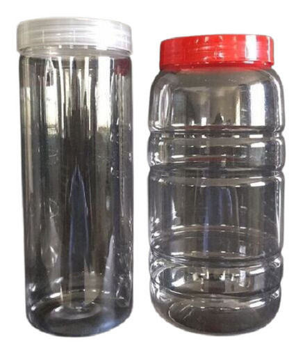 Leakproof Portable Durable Plastic Water Bottles - Round Shape, Transparent Color | Ideal for All Industrial Uses, Lightweight and Convenient