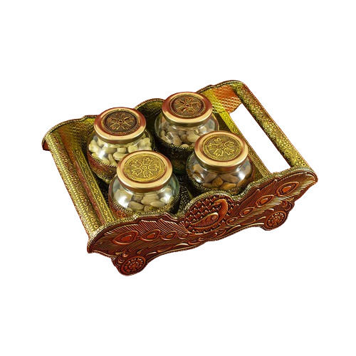 Oxidized Dry Fruit Tray