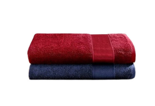 Rectangular Skin-Friendly Water Absorbent Ultra Soft Touch Plain Handloom Bath Towel