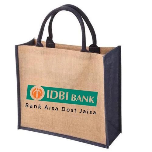 Promotional Jute Bags with Webbed Handle