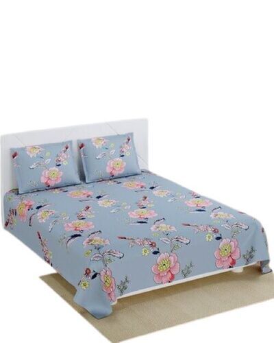 Printed Premium Design Glace Cotton Bedsheet